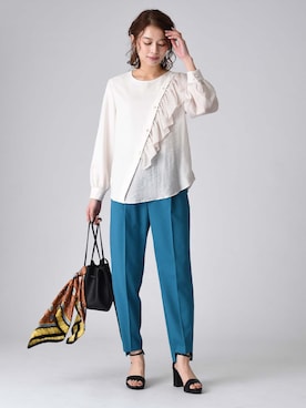 「Anside（アンサイド）のアイテム」を使った、whitecollectionさん（レディース・165cm）の春コーディネート