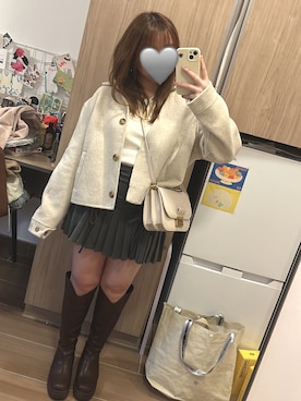 「QUEEN SHOP（クイーンショップ）のアイテム」を使った、kaki さん（レディース・151cm）の冬コーディネート