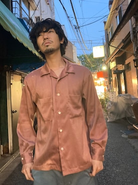 「PUBLUX（パブリュクス）のアイテム（パンツ）」を使った、のく坊さん（メンズ・172cm）の夏コーディネート
