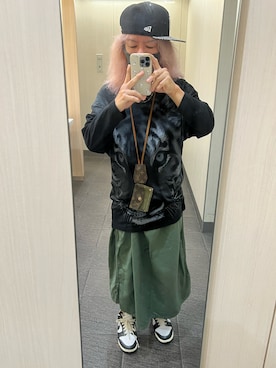 「アイテム（スカート）」を使った、kou198402さん（メンズ・160cm）の秋コーディネート
