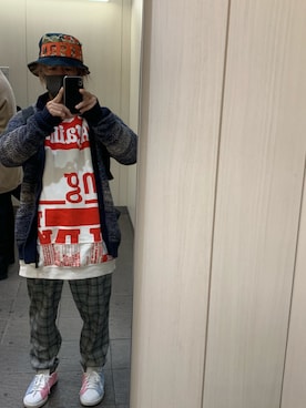 「URBAN RESEARCH Sonny Label（アーバンリサーチサニーレーベル）のアイテム（スラックス）」を使った、kou198402さん（メンズ・160cm）の冬コーディネート