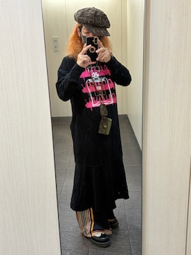 「無（ム）のアイテム（ハンチング/ベレー帽、ブラウン系）」を使った、kou198402さん（メンズ・160cm）の秋コーディネート
