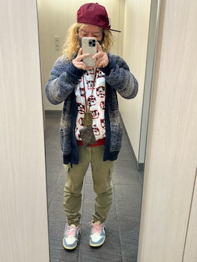 「アイテム（カーゴパンツ）」を使った、kou198402さん（メンズ・160cm）の冬コーディネート