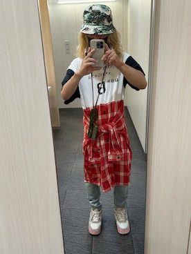 「アイテム（スニーカー）」を使った、kou198402さん（メンズ・160cm・40代）の夏コーディネート
