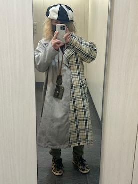 「アイテム（トレンチコート）」を使った、kou198402さん（メンズ・160cm）の秋コーディネート