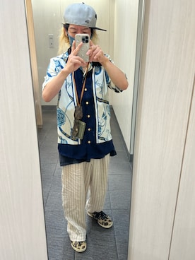 「RINEN（リネン）のアイテム」を使った、kou198402さん（メンズ・160cm）の夏コーディネート