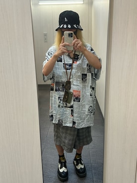 「アイテム（シューズ）」を使った、kou198402さん（メンズ・160cm）の夏コーディネート