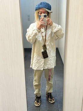 「RINEN（リネン）のアイテム」を使った、kou198402さん（メンズ・160cm）の夏コーディネート