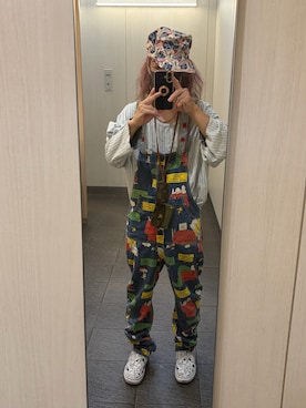 「USEDのアイテム（キャップ、その他）」を使った、kou198402さん（メンズ・160cm）の夏コーディネート