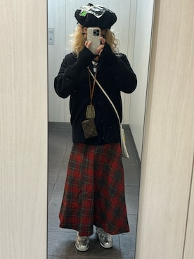 「アイテム（ハンチング/ベレー帽）」を使った、kou198402さん（メンズ・160cm）の秋コーディネート