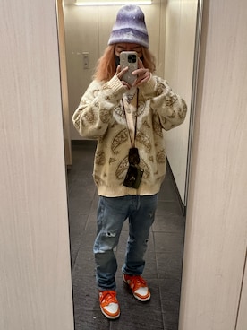 「アイテム（ニットキャップ/ビーニー）」を使った、kou198402さん（メンズ・160cm）の秋コーディネート