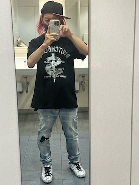 「30代ファッション」｜「アイテム（キャップ）」を使った、kou198402さん（メンズ・160cm）の夏コーディネート