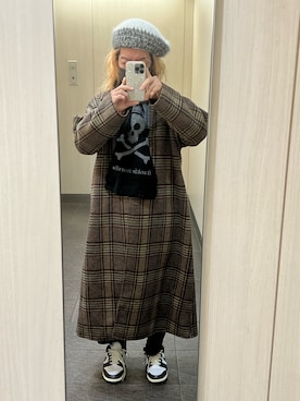 「30代コーデ」｜「アイテム（ステンカラーコート）」を使った、kou198402さん（メンズ・160cm）の冬コーディネート