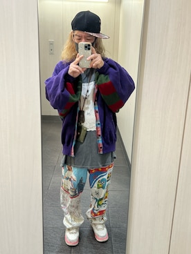 「アイテム（キャップ）」を使った、kou198402さん（メンズ・160cm）の春コーディネート