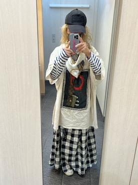 「NIKE（ナイキ）のアイテム（スニーカー、ホワイト系）」を使った、kou198402さん（メンズ・160cm）の春コーディネート