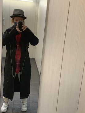 「ストリートファッション」｜「アイテム（ライダースジャケット）」を使った、kou198402さん（メンズ・160cm）の冬コーディネート