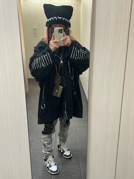 「アイテム（ニットキャップ/ビーニー）」を使った、kou198402さん（メンズ・160cm）の秋コーディネート