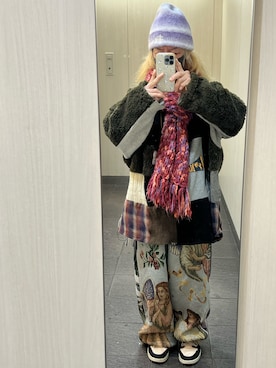 「アイテム（スニーカー）」を使った、kou198402さん（メンズ・160cm）の冬コーディネート