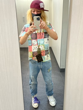「アイテム（スニーカー）」を使った、kou198402さん（メンズ・160cm・40代）の夏コーディネート