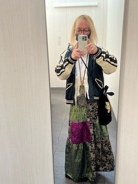 「アイテム（スカート）」を使った、kou198402さん（メンズ・160cm）の秋コーディネート