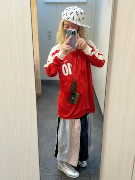 「Onitsuka Tiger（オニツカタイガー）のアイテム（スニーカー、シルバー系）」を使った、kou198402さん（メンズ・160cm）の春コーディネート