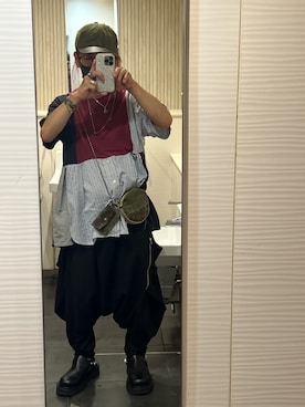 「TOGA（トーガ）のアイテム（シューズ）」を使った、kou198402さん（メンズ・160cm）の夏コーディネート