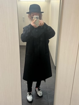 「BLACK Scandal Yohji Yamamoto（ブラックスキャンダルヨウジヤマモト）のアイテム（ワンピース/ドレス）」を使った、kou198402さん（メンズ・160cm）の秋コーディネート