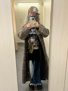 「Dr. Martens（ドクターマーチン）のアイテム（ブーツ、ホワイト系）」を使った、kou198402さん（メンズ・160cm）の春コーディネート