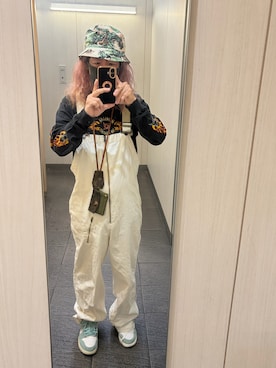 「TOMMY HILFIGER（トミーヒルフィガー）のアイテム（ハット、グリーン系）」を使った、kou198402さん（メンズ・160cm）の夏コーディネート