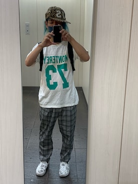 「URBAN RESEARCH Sonny Label（アーバンリサーチサニーレーベル）のアイテム（スラックス）」を使った、kou198402さん（メンズ・160cm）の夏コーディネート