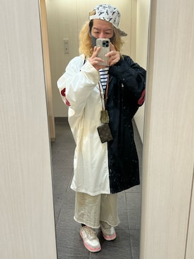 「アイテム（キャップ）」を使った、kou198402さん（メンズ・160cm）の冬コーディネート