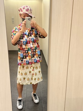 「HYDROGEN（ハイドロゲン）のアイテム」を使った、kou198402さん（メンズ・160cm）の夏コーディネート