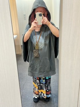 「dena：manaのアイテム（パーカー）」を使った、kou198402さん（メンズ・160cm・40代）の夏コーディネート