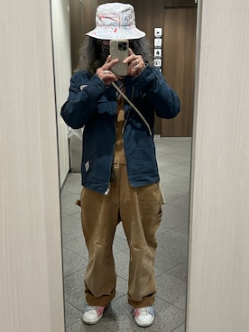 「adidas（アディダス）のアイテム（スニーカー、レッド系）」を使った、kou198402さん（メンズ・160cm）の春コーディネート