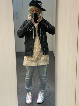「DOPE（ドープ）のアイテム」を使った、kou198402さん（メンズ・160cm）の冬コーディネート