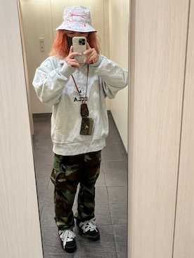 「アイテム（カーゴパンツ）」を使った、kou198402さん（メンズ・160cm・40代）の秋コーディネート