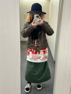 「Re:make（リメイク）のアイテム」を使った、kou198402さん（メンズ・160cm）の冬コーディネート