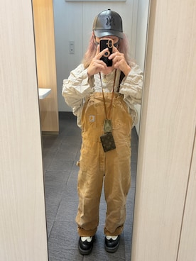「Dr. Martens（ドクターマーチン）のアイテム（ブーツ、ホワイト系）」を使った、kou198402さん（メンズ・160cm）の夏コーディネート