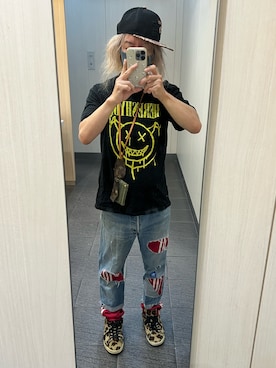 「Re:make（リメイク）のアイテム（パンツ）」を使った、kou198402さん（メンズ・160cm）の夏コーディネート