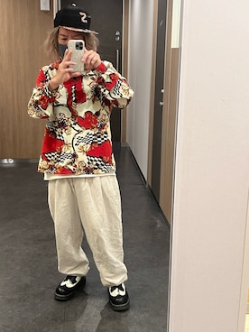 「RINEN（リネン）のアイテム」を使った、kou198402さん（メンズ・160cm）の春コーディネート