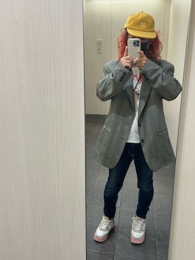 「アイテム（テーラードジャケット）」を使った、kou198402さん（メンズ・160cm）の秋コーディネート