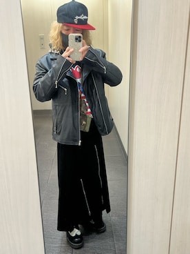 「アイテム（パーカー）」を使った、kou198402さん（メンズ・160cm）の秋コーディネート