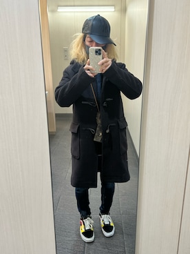 「アイテム（キャップ）」を使った、kou198402さん（メンズ・160cm・40代）の冬コーディネート