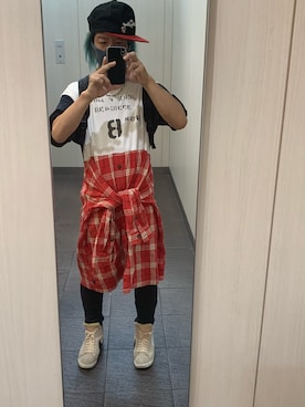 「glamb（グラム）のアイテム（キャップ）」を使った、kou198402さん（メンズ・160cm）の秋コーディネート