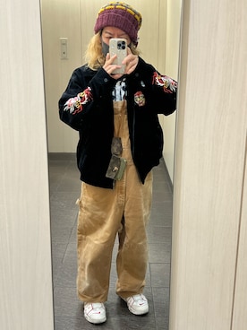 「アイテム（つなぎ/オールインワン）」を使った、kou198402さん（メンズ・160cm）の秋コーディネート