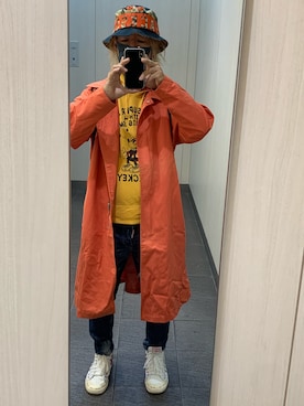 「URBAN RESEARCH（アーバンリサーチ）のアイテム（ステンカラーコート）」を使った、kou198402さん（メンズ・160cm）の秋コーディネート