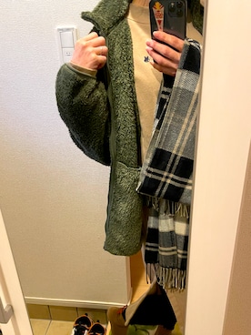 「AEON STYLE（イオンスタイル）のアイテム（ジャケット/アウター）」を使った、こん。さん（レディース・158cm）の冬コーディネート