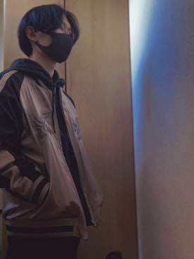 「秋のコーデ」｜「UNIQLO（ユニクロ）のアイテム（パーカー）」を使った、碧さん（メンズ・163cm）の秋コーディネート