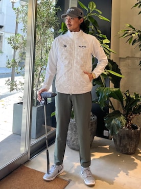 「アイテム（ジャケット/アウター）」を使った、BEAMS GOLFさん（レディース・180cm）の秋コーディネート