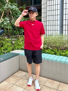 「BEAMS GOLF（ビームスゴルフ）のアイテム」を使った、BEAMS GOLFさん（メンズ・170cm）の夏コーディネート
